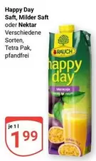 Happy - Saft, Milder Saft oder Nektar