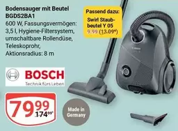 Bosch - Bodensauger mit Beutel BGDS2BA1