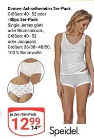Damen-Achselhemden 2er-Pack