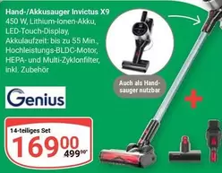 Genius - Hand-/Akkusauger Invictus X9