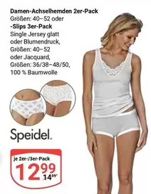 Damen-Achselhemden 2er-Pack oder -Slips 3er-Pack