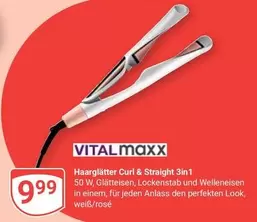 Vital - Haarglätter Curl & Straight 3in1