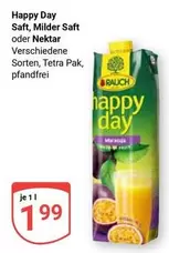 Happy - Saft, Milder Saft oder Nektar