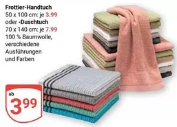 Frottier-Handtuch oder -Duschtuch