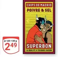 CHIPS DE MADRID POIVRE & SEL