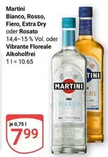 Martini - Bianco, Rosso, Fiero, Extra Dry oder Rosato