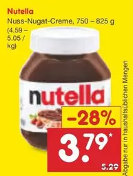 Nutella - Nuss-Nugat-Creme