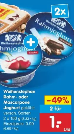 Rahm- oder Mascarpone Joghurt