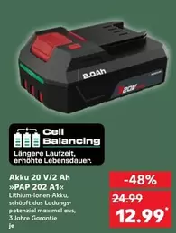 Akku 20 V/2 Ah