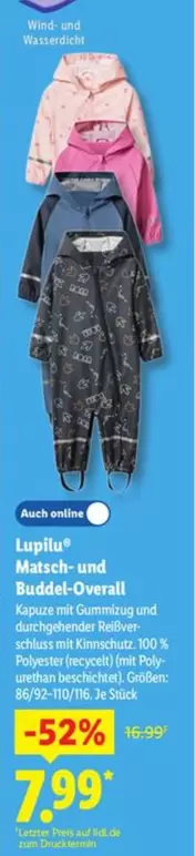 Matsch- und Buddel-Overall