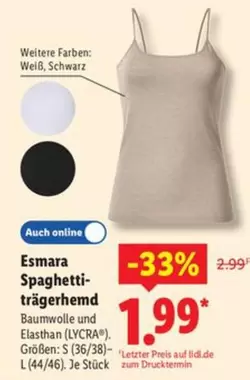 Spaghetti-trägerhemd