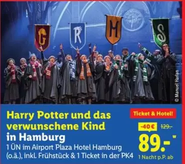 Harry Potter -  und das verwunschene Kind in Hamburg