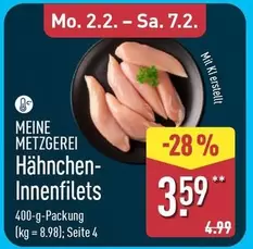 Hähnchen-Innenfilets
