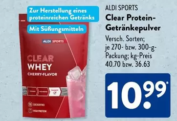 Clear -  Protein-Getränkepulver