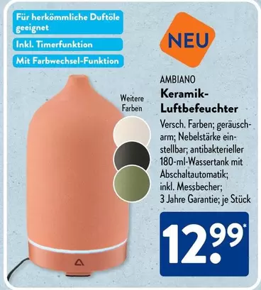 Keramik - -Luftbefeuchter