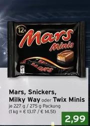 Mars - Snickers, Milky Way oder Twix Minis