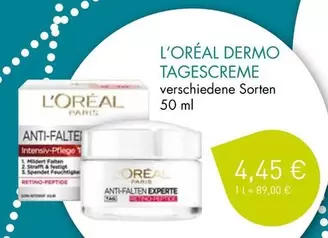 L'Oréal - DERMO TAGESCREME
