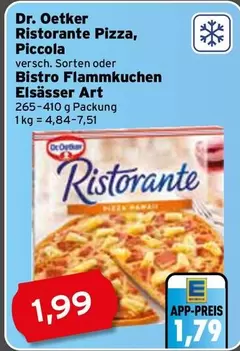 Ristorante -  Pizza, Piccola oder Bistro Flammkuchen Elsässer Art
