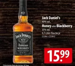 Jack Daniel's - Honey oder Blackberry
