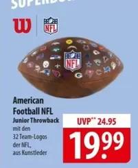 American Football NFL Junior Throwback