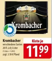 Krombacher - verschiedene Sorten