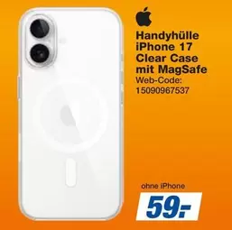 Clear - Handyhülle iPhone 17  Case mit MagSafe