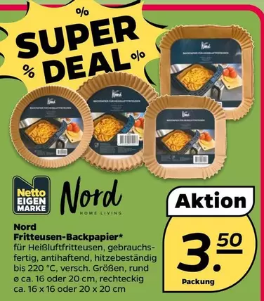 Fritteusen-Backpapier