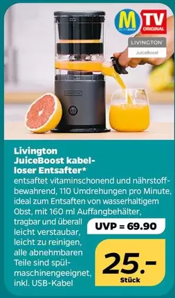 Ideal - JuiceBoost kabel-loser Entsafter*