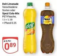 Limonade oder Spezi Cola-Mix