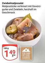 Hand - Zwiebelmatjessalat