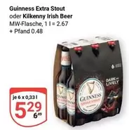 Guinness - Extra Stout oder Kilkenny Irish Beer