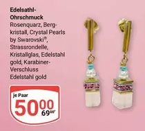 Berg - Edelsathl- Ohrschmuck