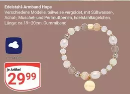 Edelstahl-Armband Hope
