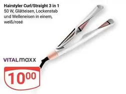 Hairstyler Curl/Straight 3 in 1