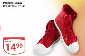 Pailletten-Schuh
