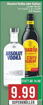 Absolut - Vodka oder Kahlua
