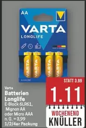 Varta - Batterien Longlife