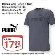 Puma - Damen- oder Herren-T-Shirt