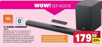 Jbl - 3.1-KANAL-SOUNDBAR