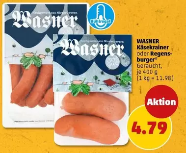 Käsekrainer oder Regensburger