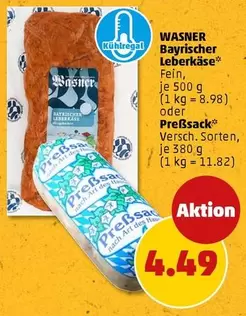 Bayrischer Leberkäse oder Preßsack