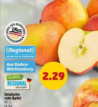 Baden - Deutsche rote Äpfel