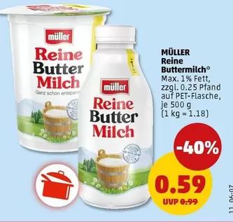 Reine Buttermilch