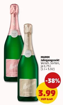Mumm - Jahrgangssekt