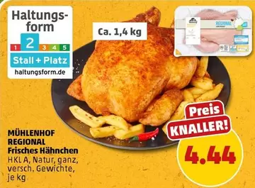 Frisches Hähnchen