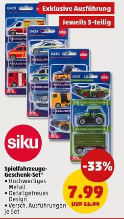 Spielfahrzeuge-Geschenk-Set