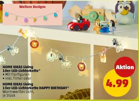 Happy - 10er-LED-Lichterkette