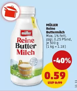 Reine Buttermilch