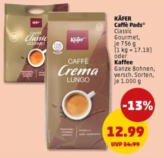 Gourmet - Caffè Pads Classic , Kaffee