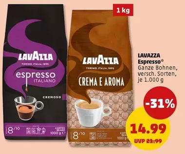 Lavazza - Espresso Ganze Bohnen